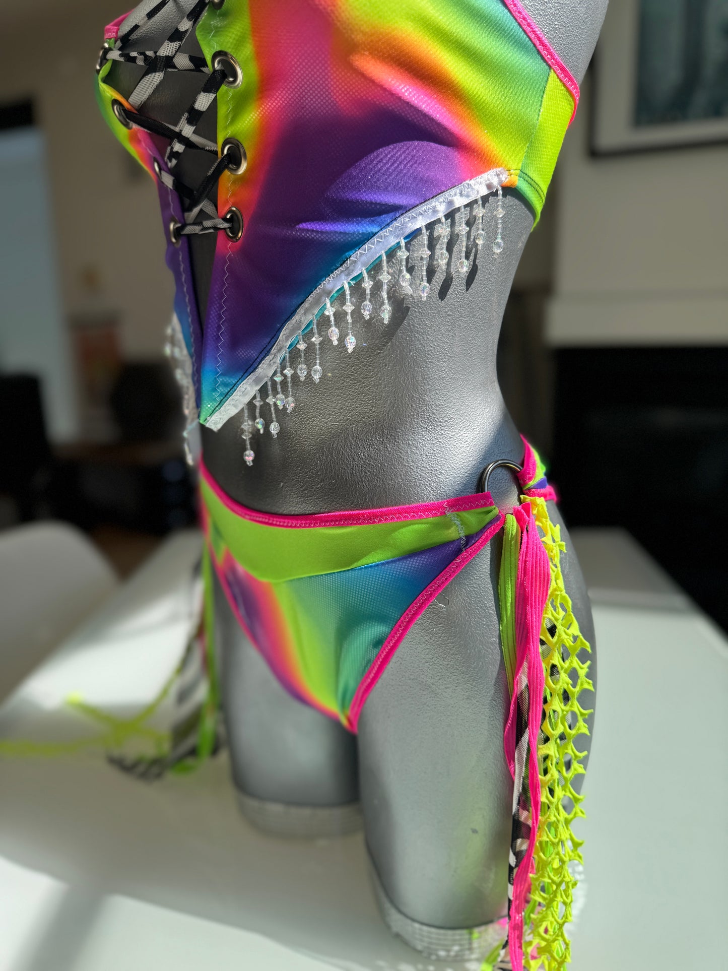 Neon Nights Rave Set (2 pc) - Size S/M (ready to ship)