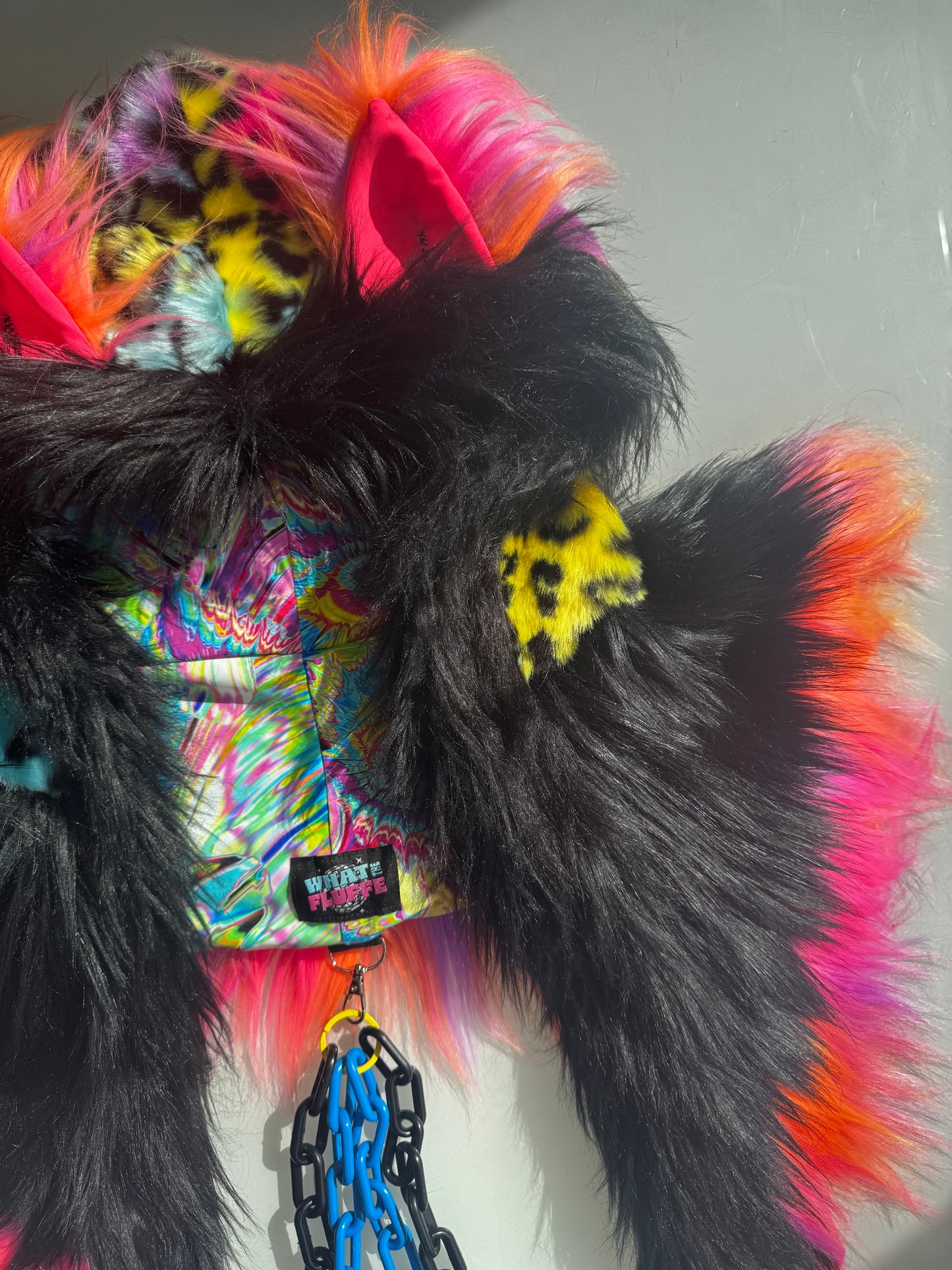 Black Kandi - Fluffe Hood (ready to ship)