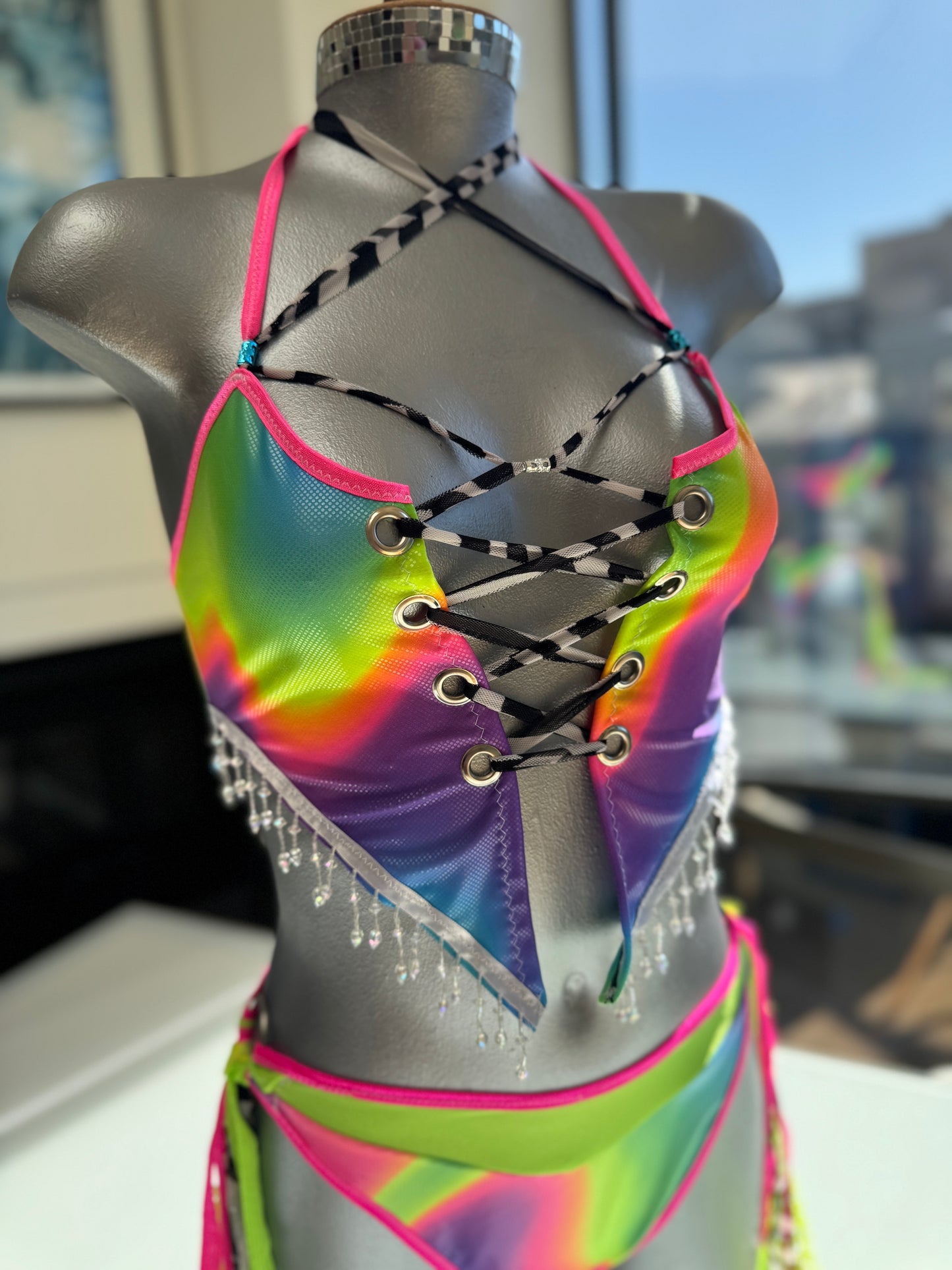 Neon Nights Rave Set (2 pc) - Size S/M (ready to ship)