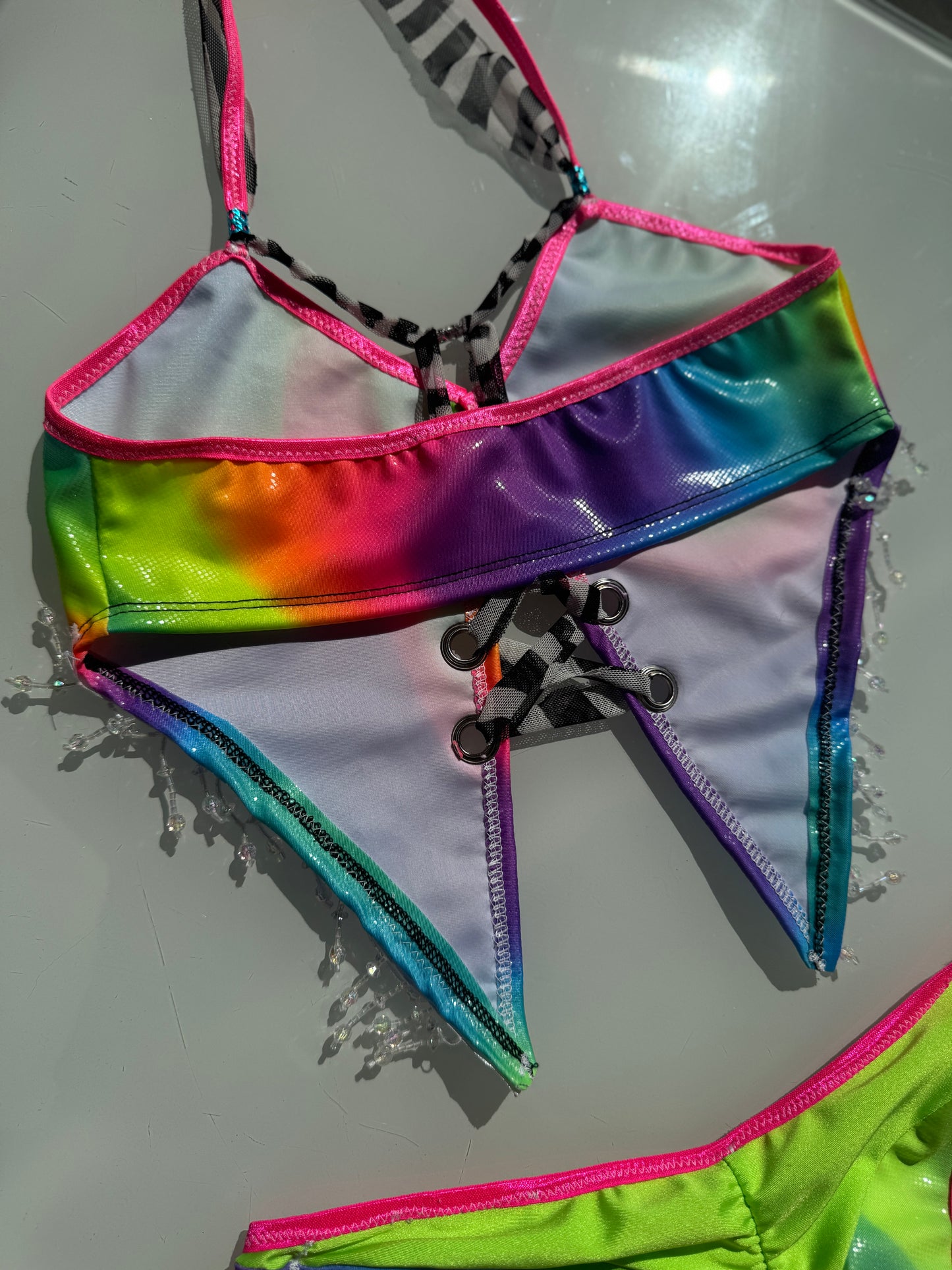 Neon Nights Rave Set (2 pc) - Size S/M (ready to ship)