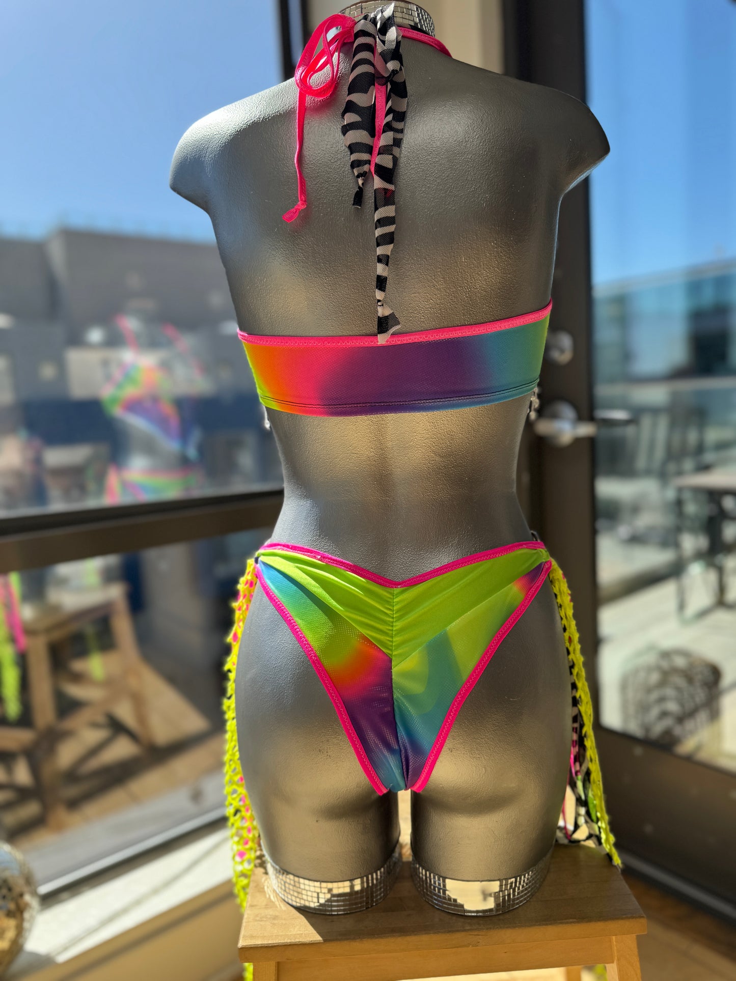 Neon Nights Rave Set (2 pc) - Size S/M (ready to ship)