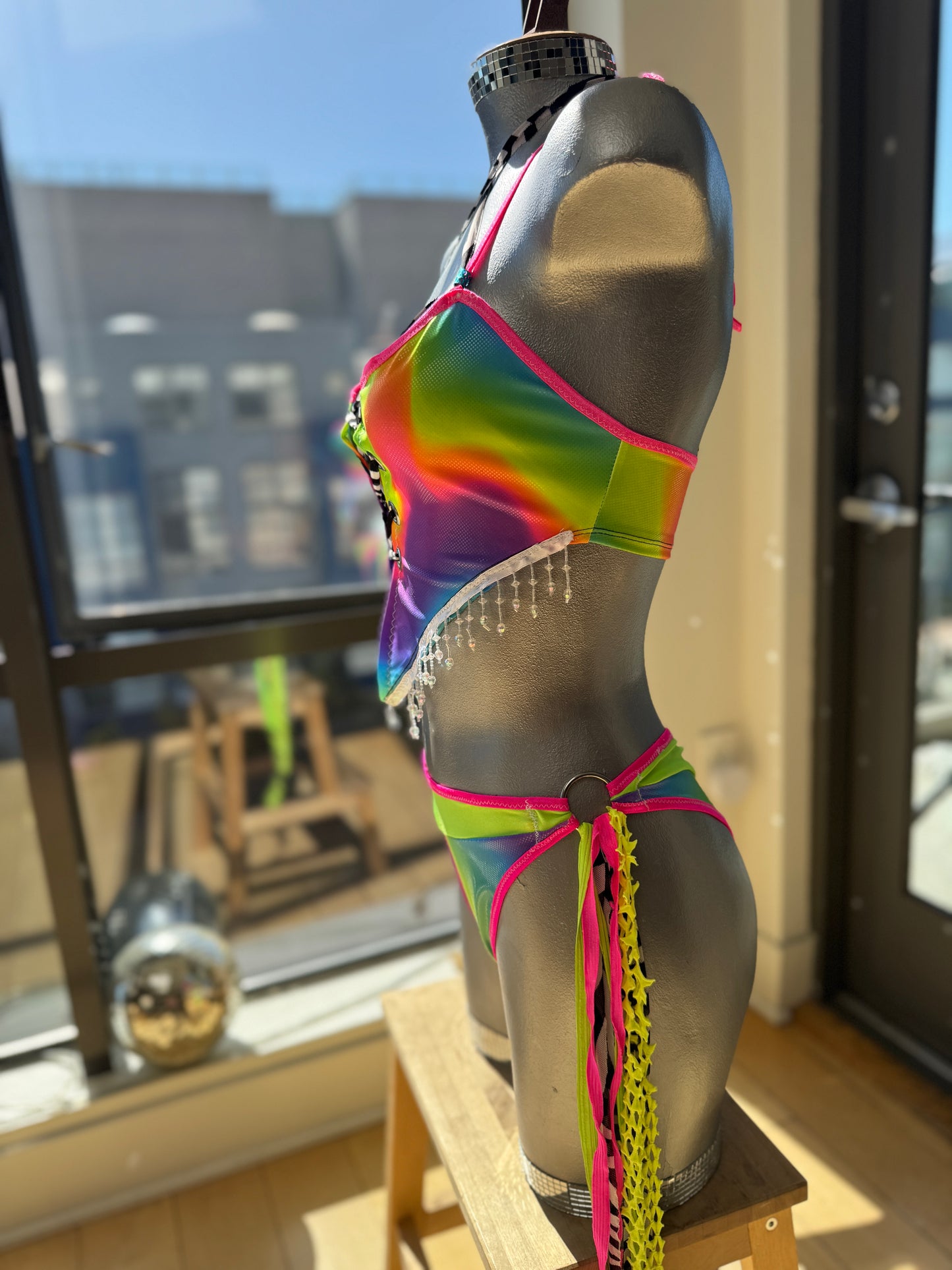 Neon Nights Rave Set (2 pc) - Size S/M (ready to ship)