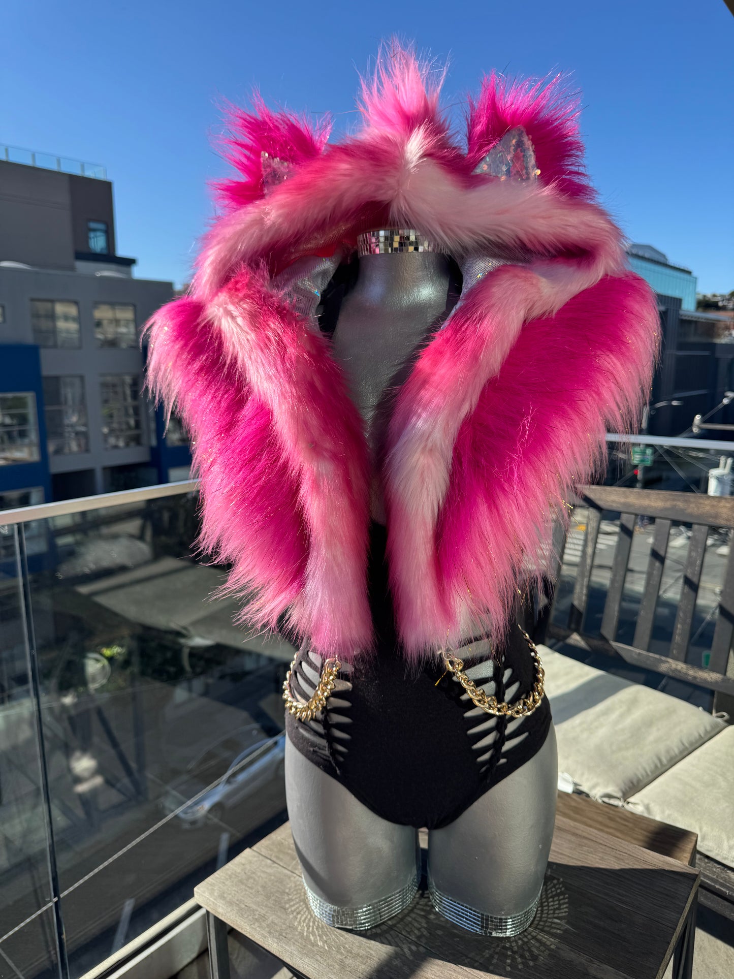 Valentine's BAE - Fluffe Hood w/ Mohawk