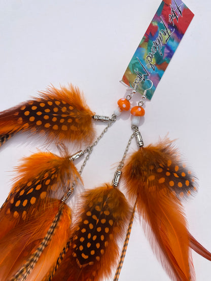 Autumn Bae - Fluffy Feather Earrings