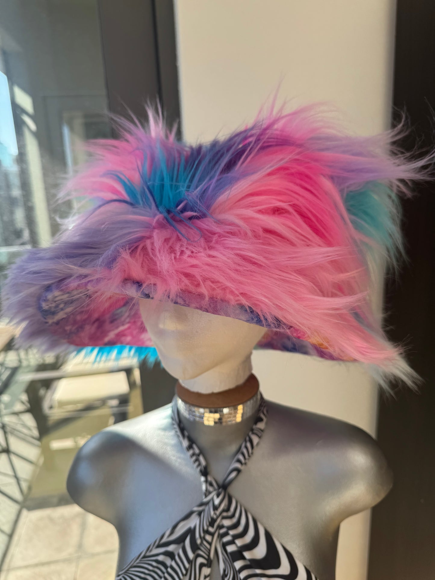 custom kitty fluffe bucket hat