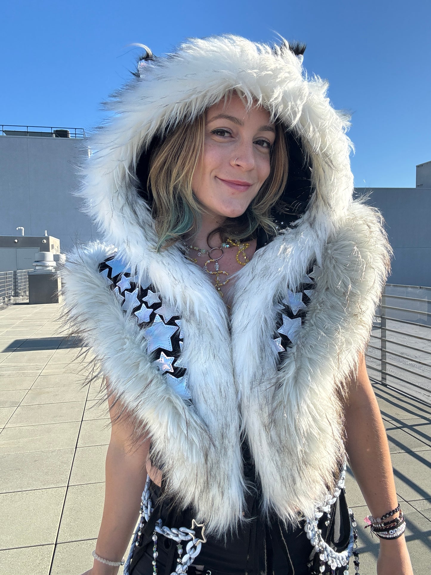 Interstellar - Fluffe Hood [K Queen Creations Collab - READY TO SHIP]