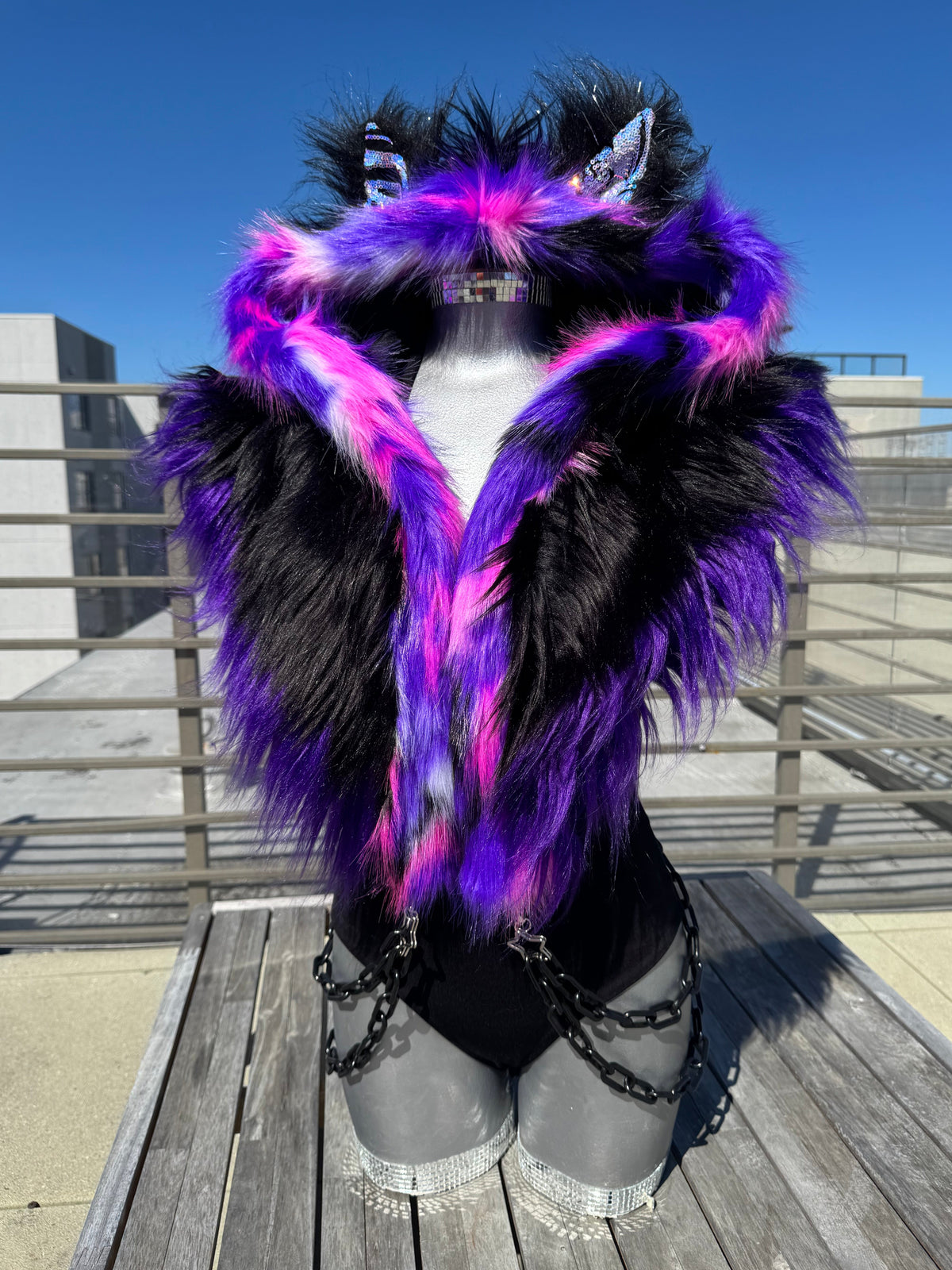 Cheshire 2.0 - Fluffe Hood [READY TO SHIP]