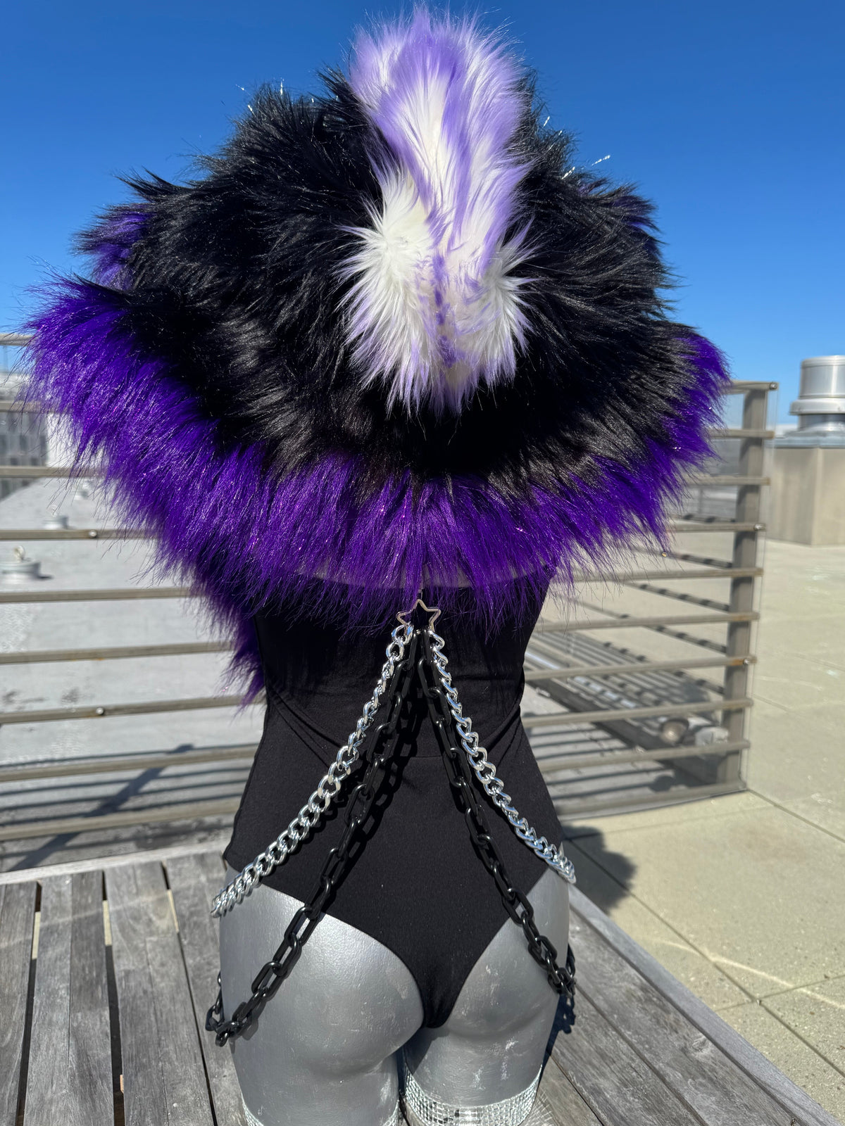 Grape Legend - Fluffe Hood w/ Mohawk [READY TO SHIP]