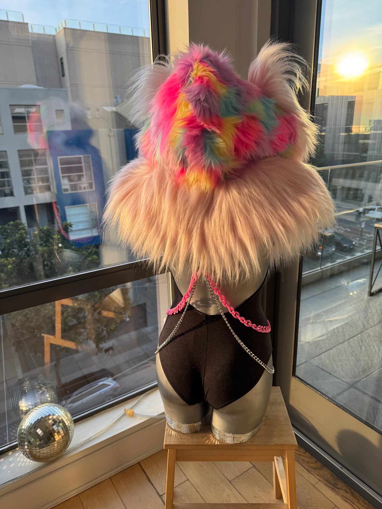 Baby Spice - Fluffe Hood (ready to ship)