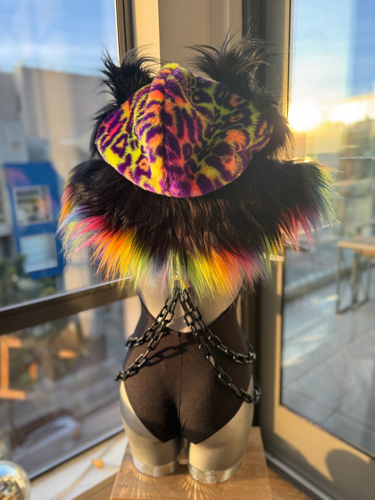 Black Rainbow - Fluffe Hood