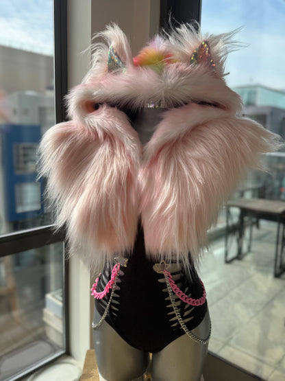 Baby Spice - Fluffe Hood (ready to ship)