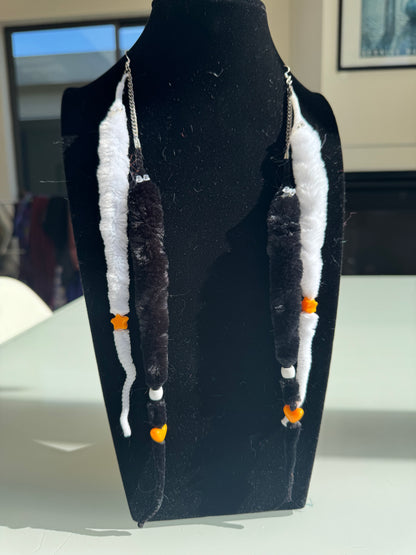 kandi worm earrings