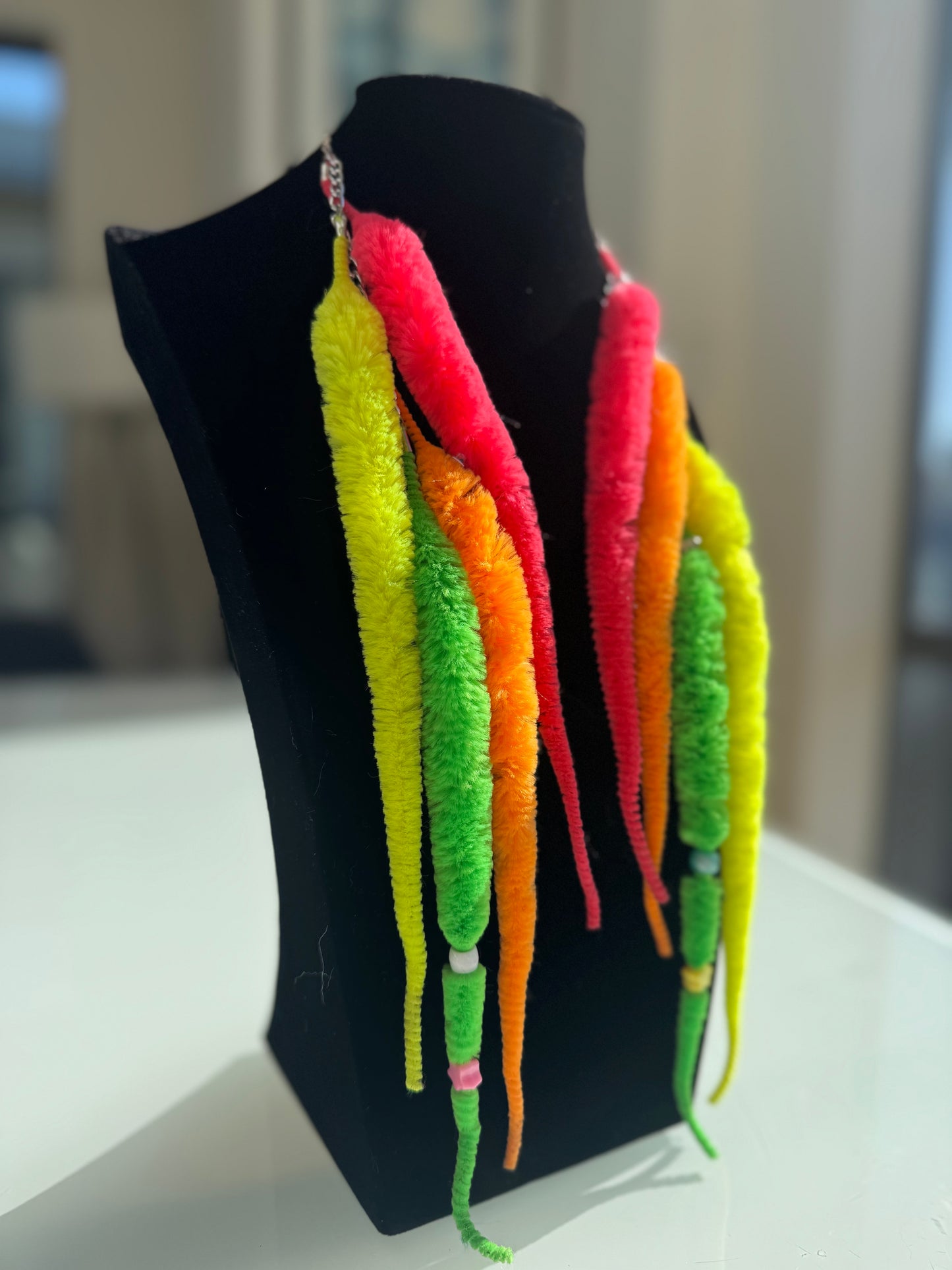 kandi worm earrings