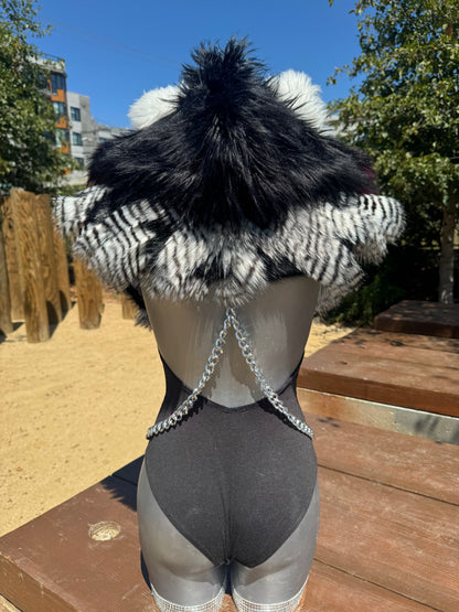 Red Velvet Cookies - Fluffe Hood  [READY TO SHIP]