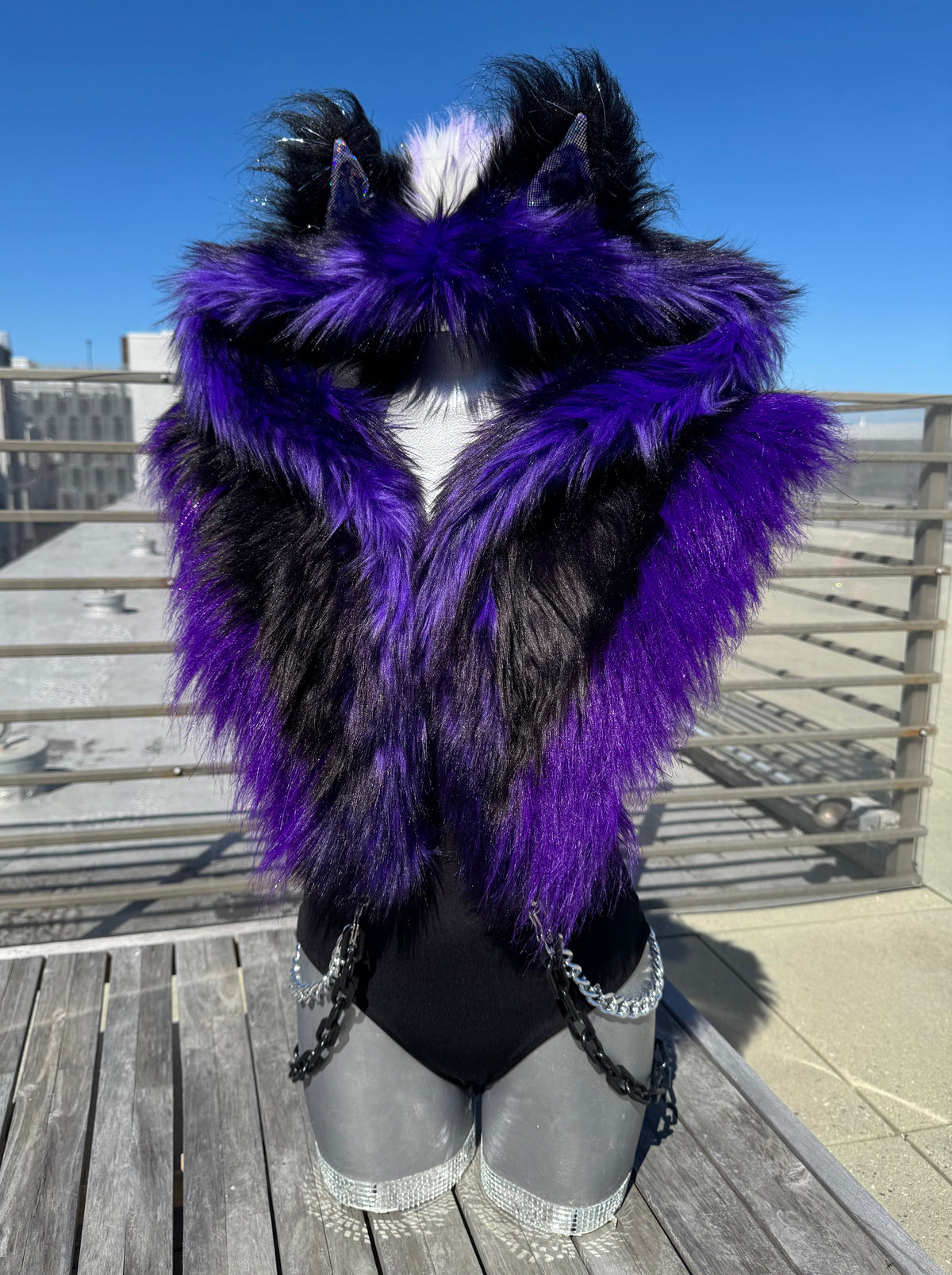 Grape Legend - Fluffe Hood w/ Mohawk [READY TO SHIP]