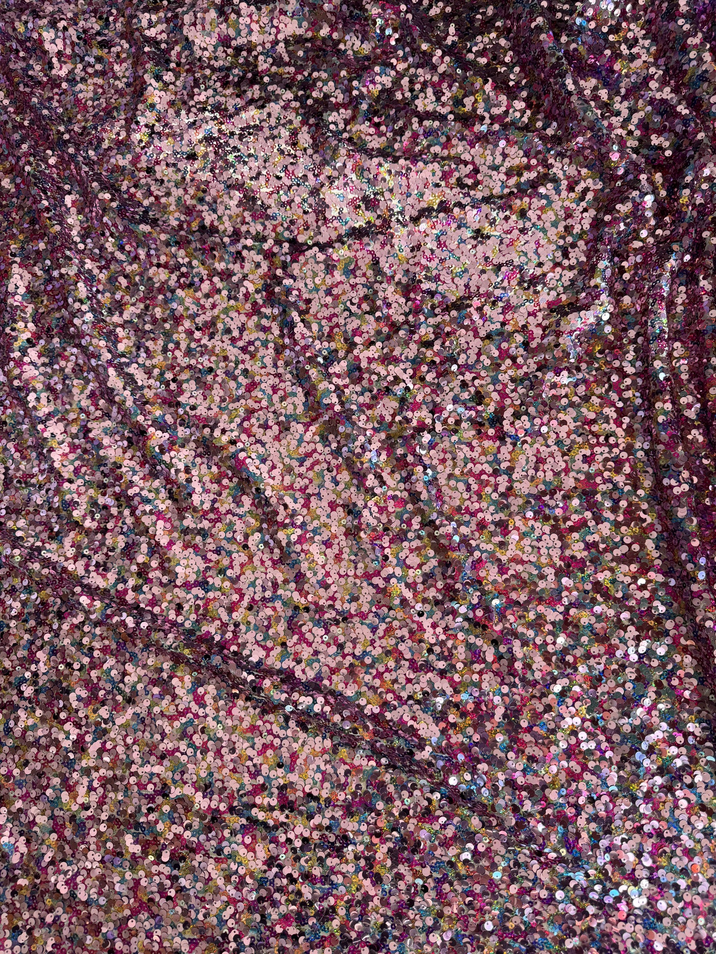 PINK RAINBOW MINIGLITZ - Custom Sequin Reversible Coat