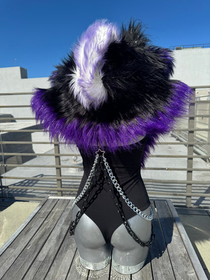 Grape Legend - Fluffe Hood w/ Mohawk [READY TO SHIP]