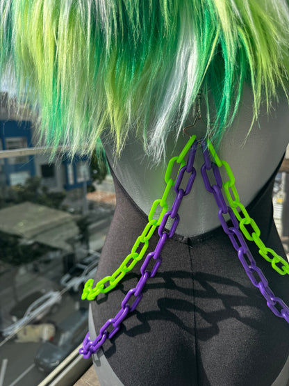 Purpz n' Greenz - Fluffe Hood (ready to ship)