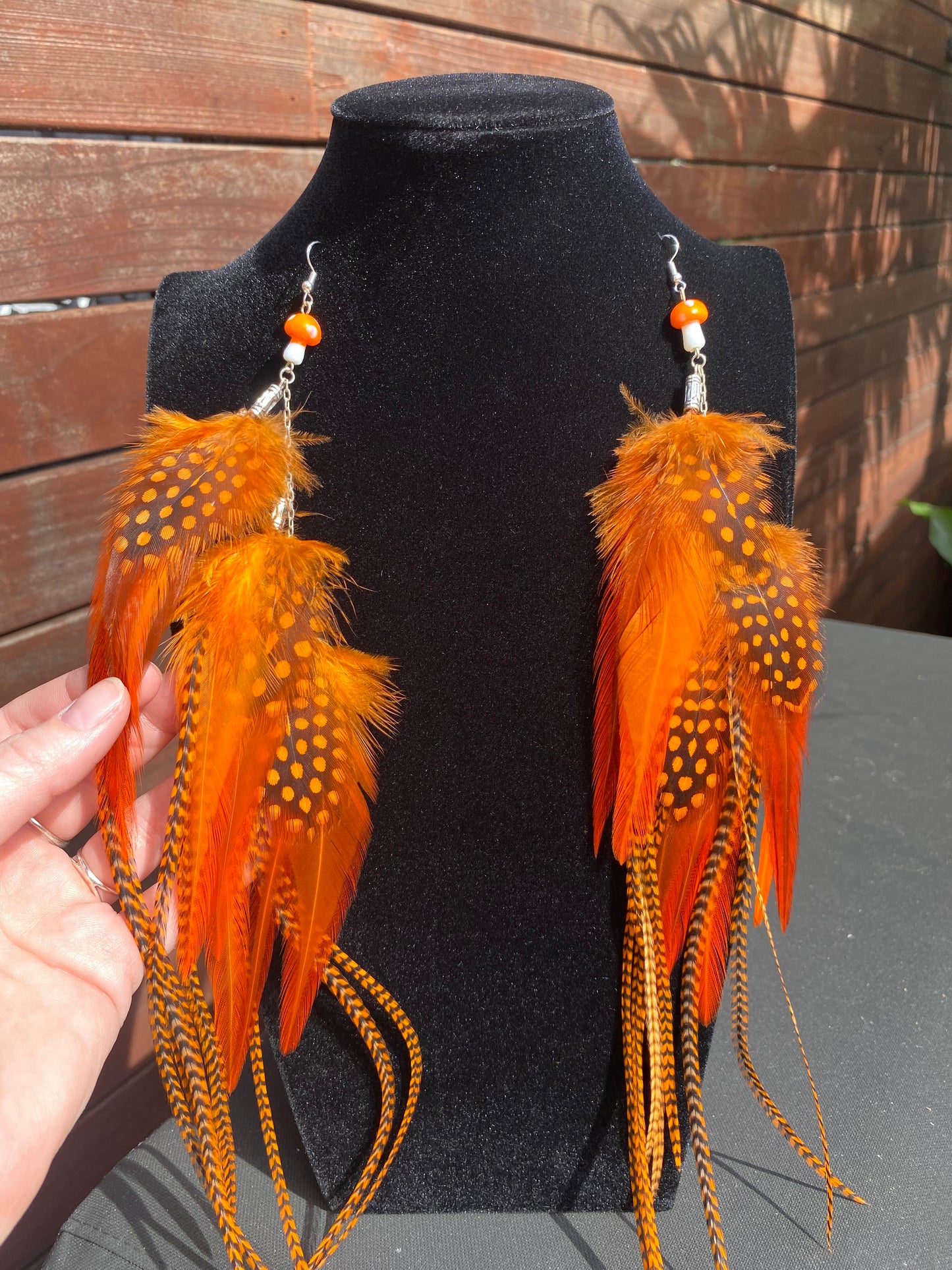 Autumn Bae - Fluffy Feather Earrings