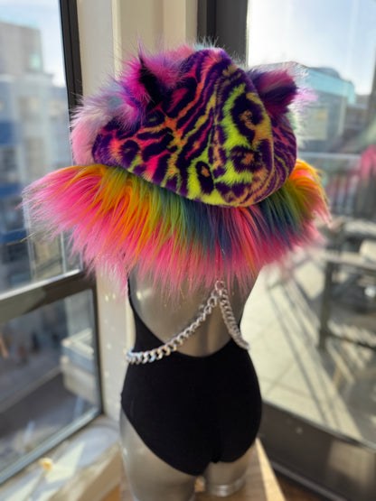 Happy Dayzzzz - Rainbow Fluffe Hood