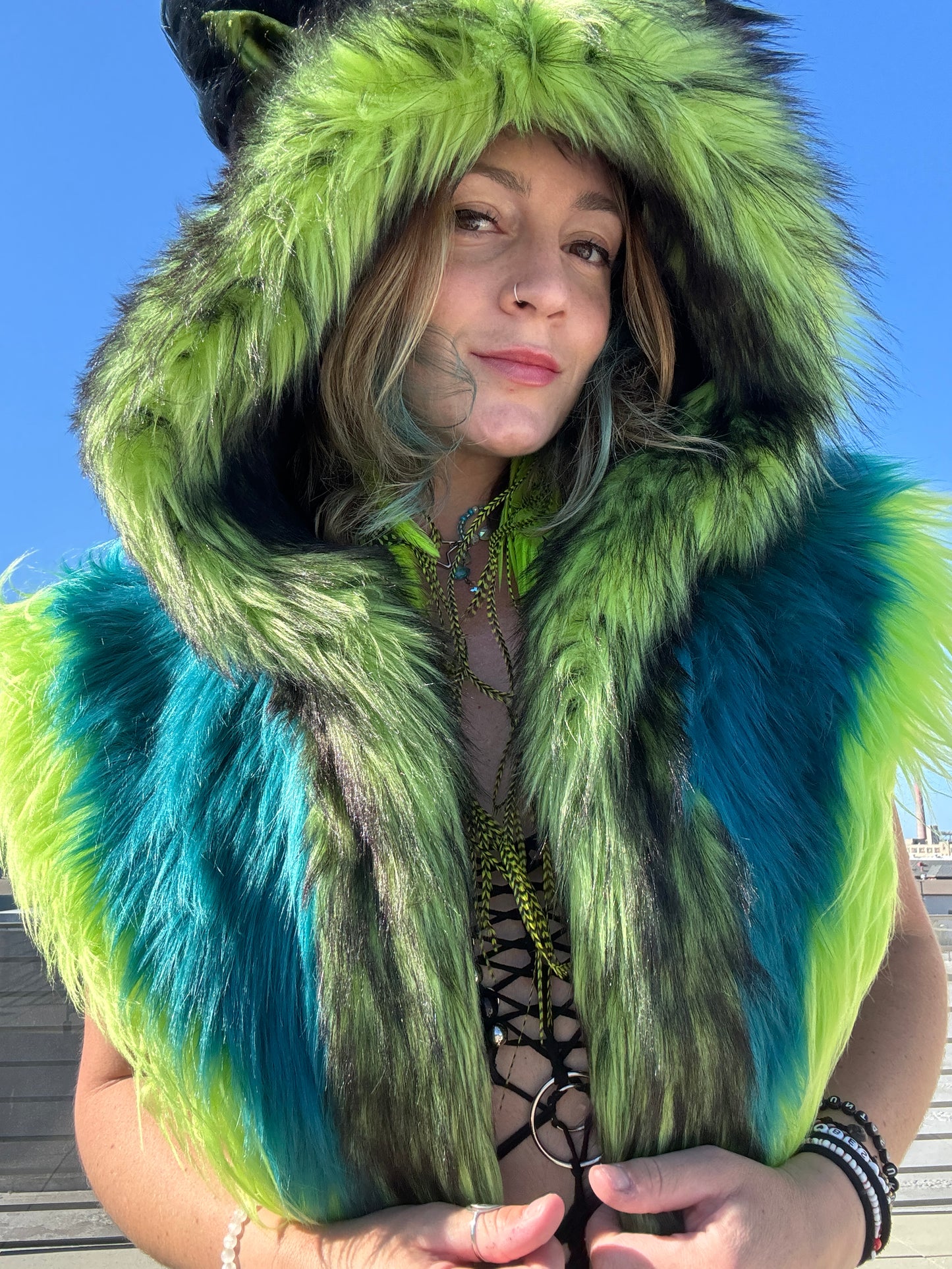 Fern Gully - Fluffe Hood [K QUEEN CREATIONS COLLAB]