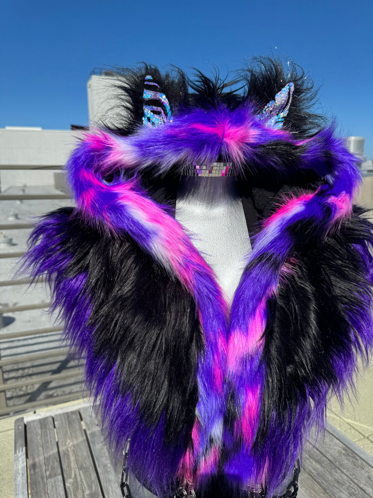Cheshire 2.0 - Fluffe Hood [READY TO SHIP]