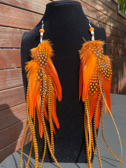 Autumn Bae - Fluffy Feather Earrings