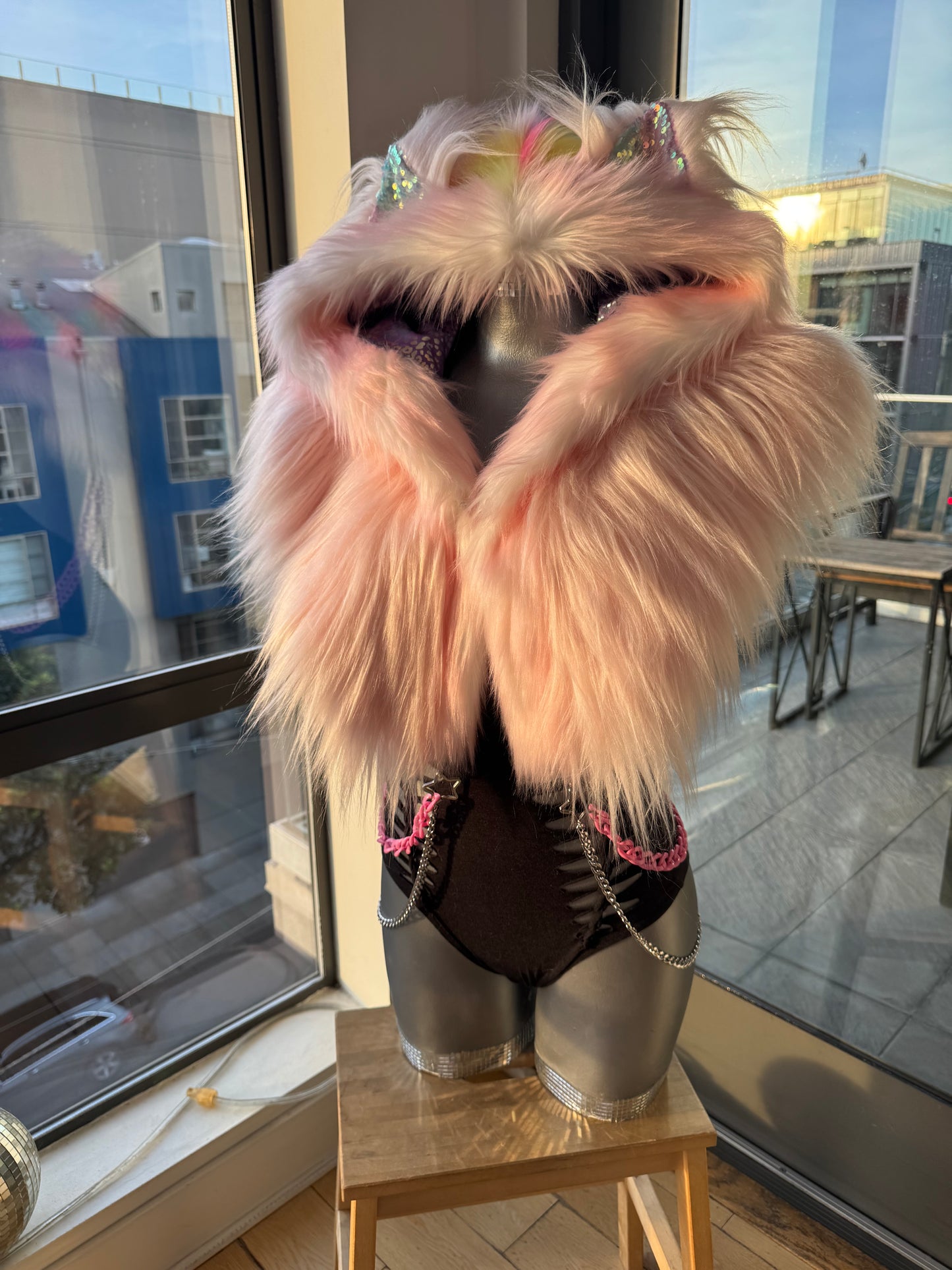 Baby Spice - Fluffe Hood (ready to ship)