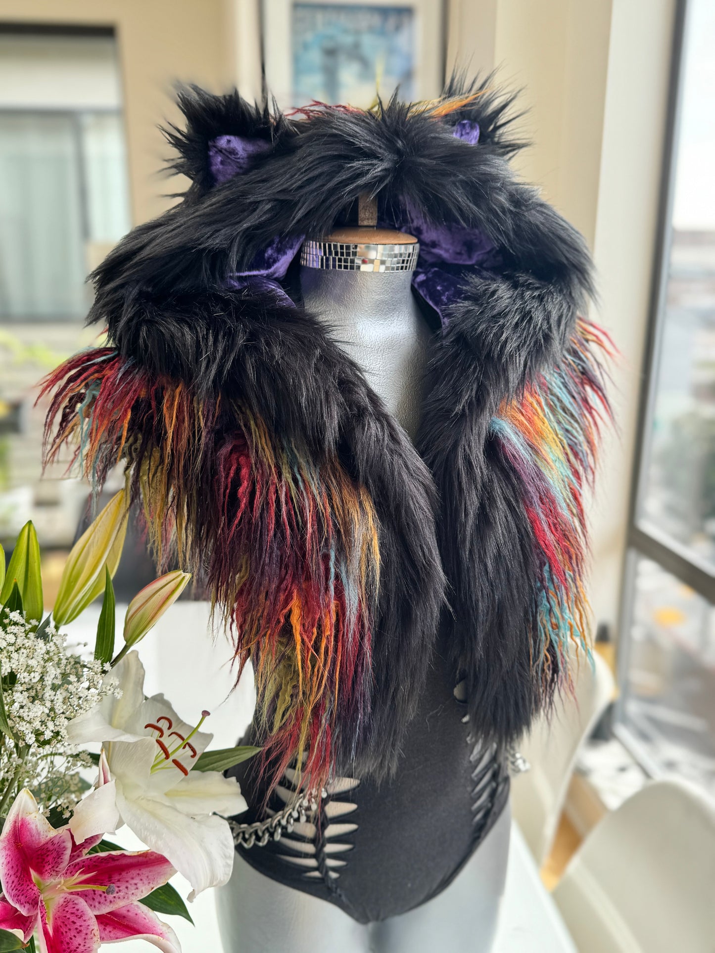 custom fur fluffe hood