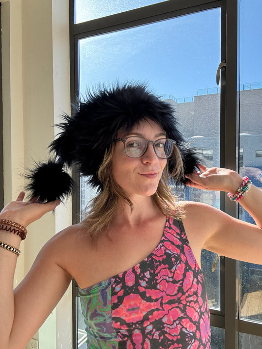 custom fluffy bopper hat