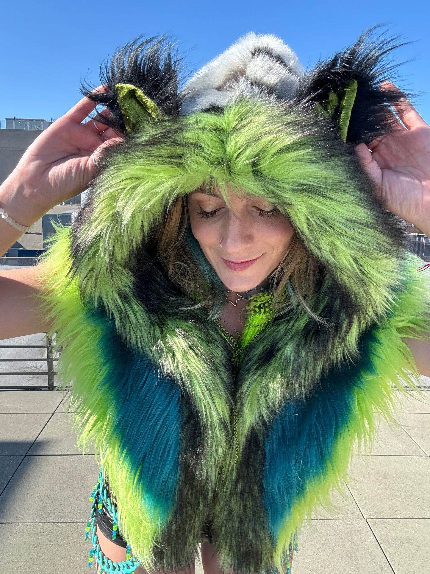 Fern Gully - Fluffe Hood [K QUEEN CREATIONS COLLAB]