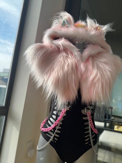 Baby Spice - Fluffe Hood (ready to ship)