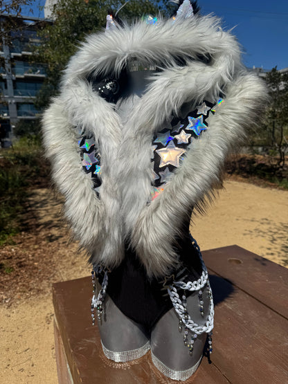 Interstellar - Fluffe Hood [K Queen Creations Collab - READY TO SHIP]