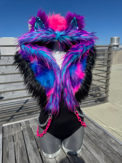 Sugar Rush - Neon Fluffe Hood