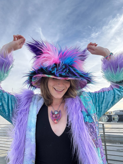 custom kitty fluffe bucket hat