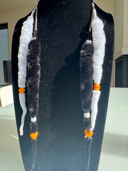 kandi worm earrings