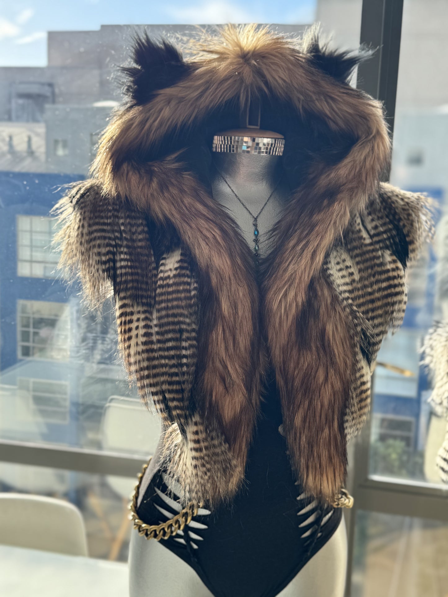 custom fur fluffe hood