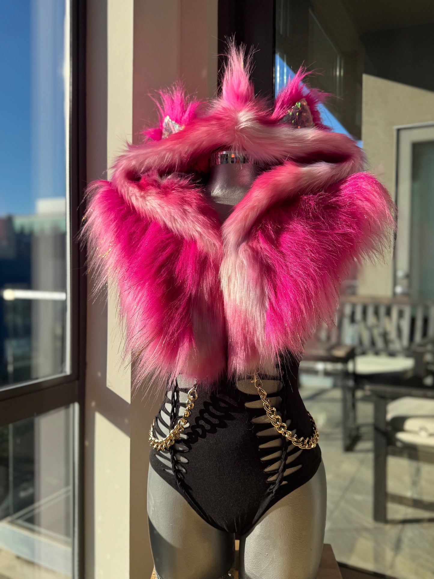Valentine's BAE - Fluffe Hood w/ Mohawk