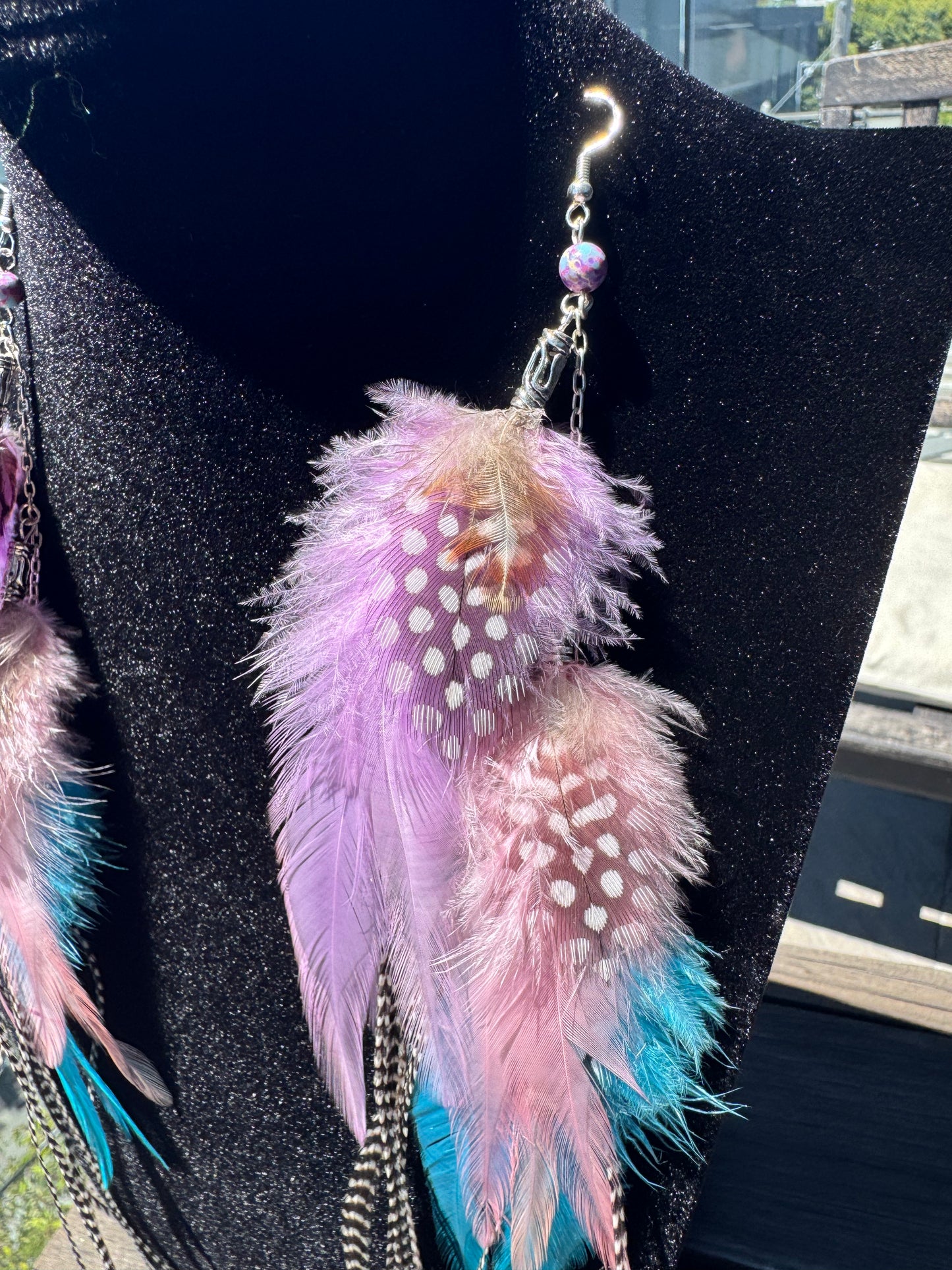 Pastel Dreamy - Fluffy Feather Earrings