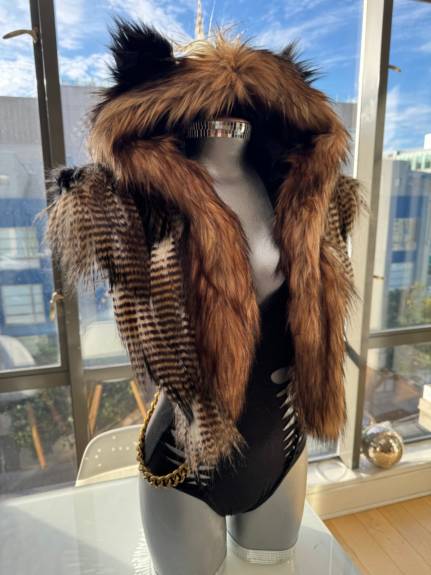 custom fur fluffe hood