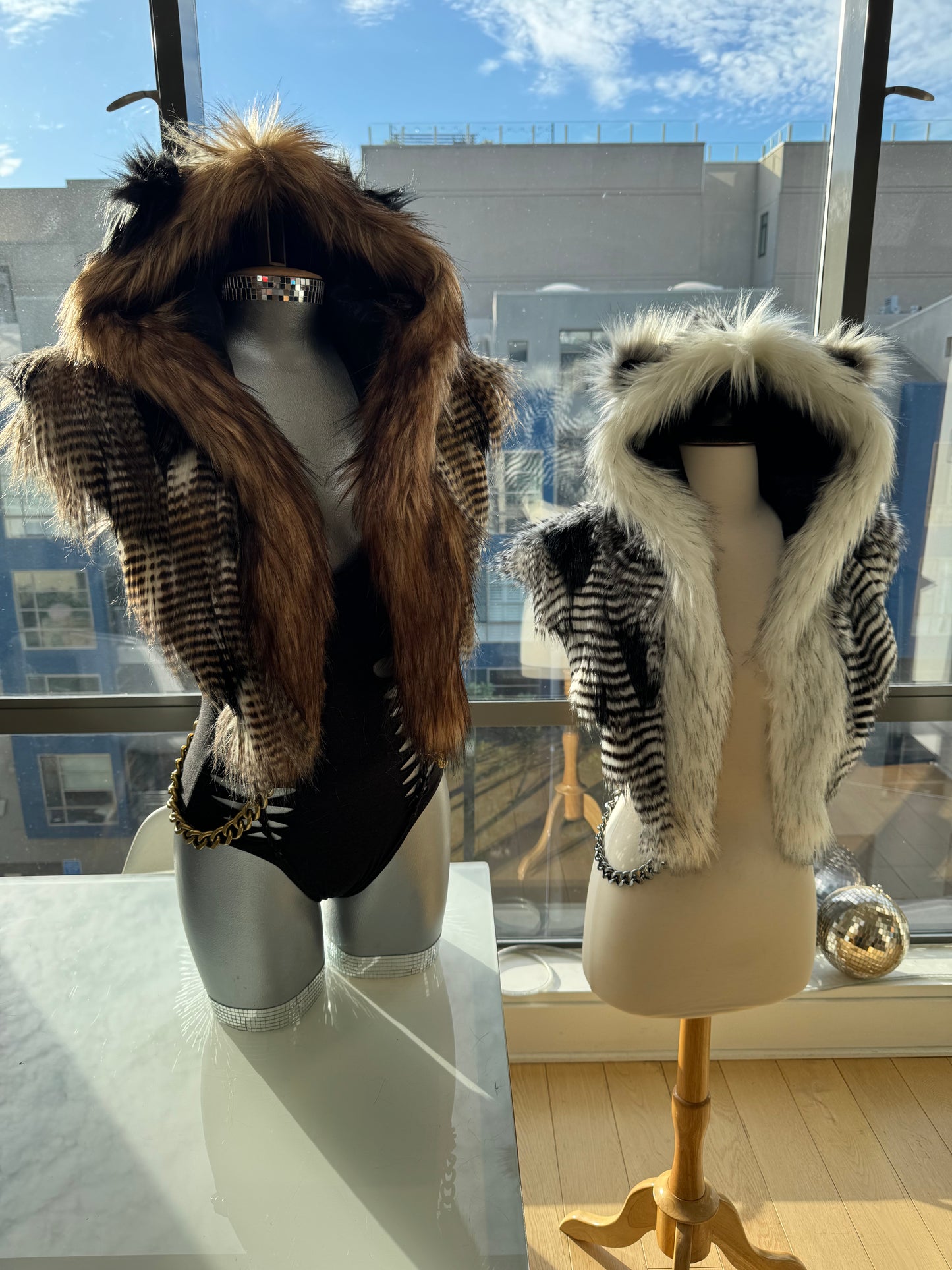 custom fur fluffe hood