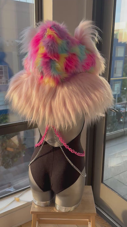 Baby Spice - Fluffe Hood (ready to ship)